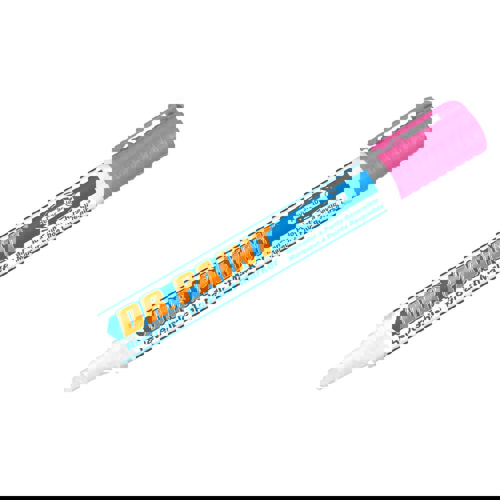 Markers & Paintsticks; Marker Type: Liquid Paint Marker; Tip Shape: Bullet; Chisel; Color: Metallic Pink; Ink Type: Xylene-free; Water Base; Fade Resistant; Water Resistant; Tip Type: Reversible; Bullet; Chisel; For Use On: Posters; Glass; Canvas; Paper;